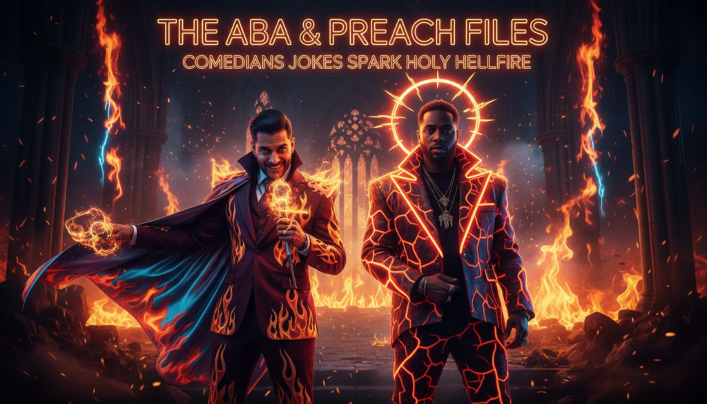 The Aba & Preach Files: Comedians jokes spark holy hellfire. — Pulse of Fame