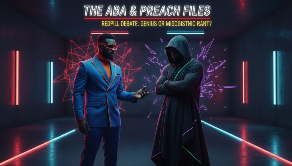 The Aba & Preach Files: Redpill debate: Genius or misogynistic rant? — Pulse of Fame