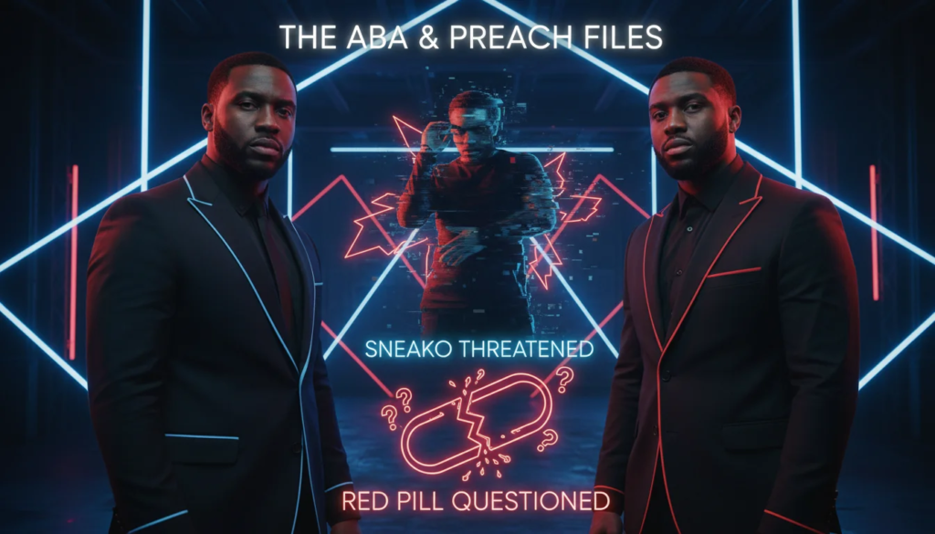The Aba & Preach Files: Sneako threatened; Red Pill questioned. — Pulse of Fame