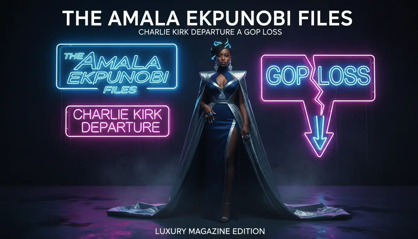 The Amala Ekpunobi Files: Charlie Kirk departure a GOP loss — Pulse of Fame
