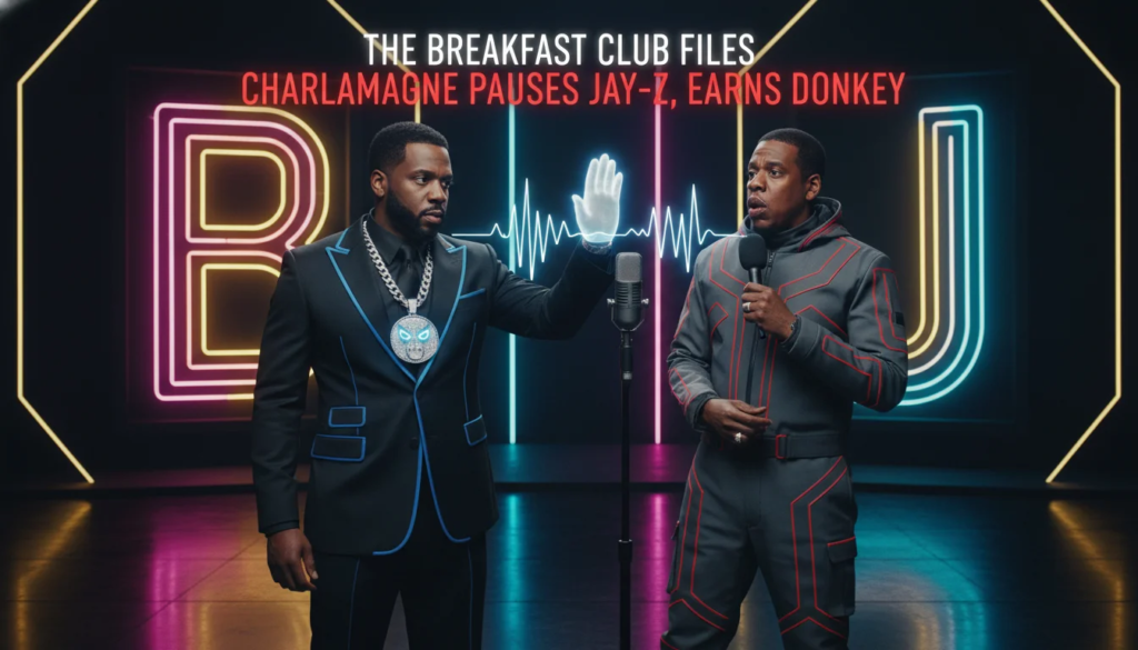 The Breakfast Club Files: Charlamagne pauses Jay-Z, earns Donkey. — Pulse of Fame