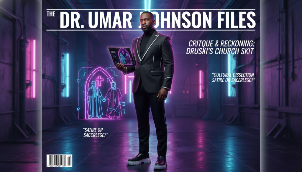 The Dr Umar Johnson Files: Dr Umar critiques Druskis church skit — Pulse of Fame