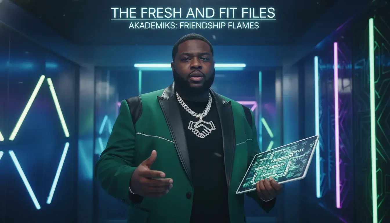 The Fresh and Fit Files: Akademiks sparks friendship debate flames. — Pulse of Fame