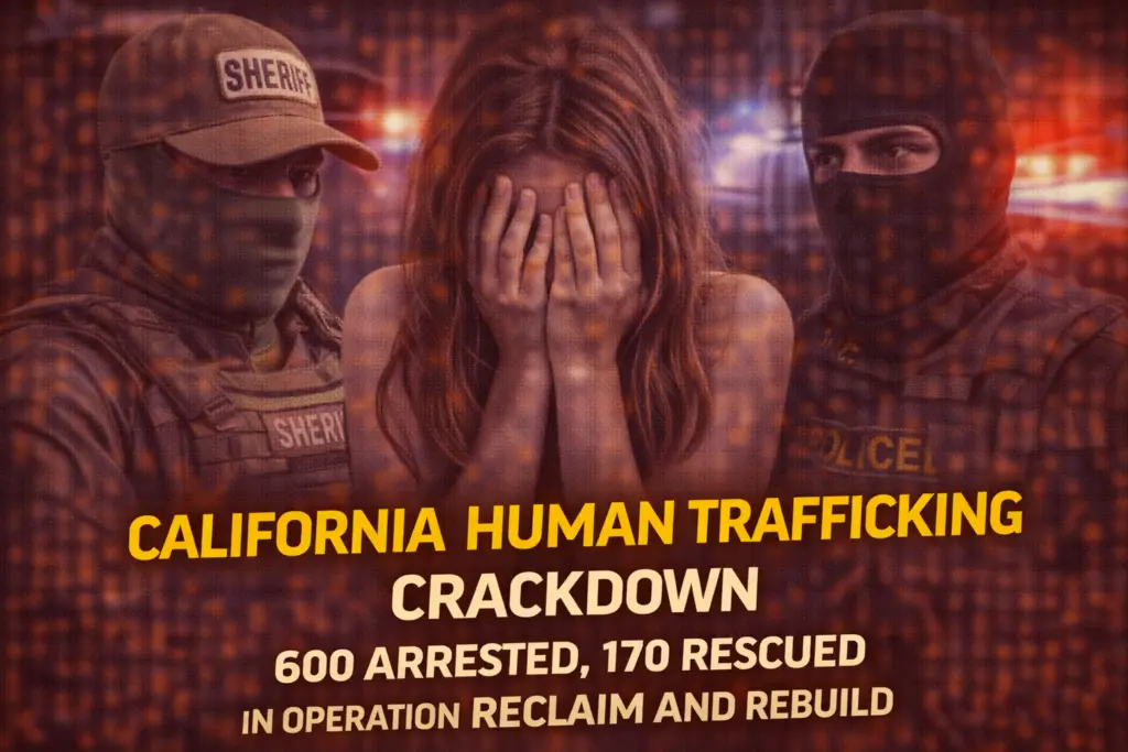 California Human Trafficking Crackdown — Pulse of Fame