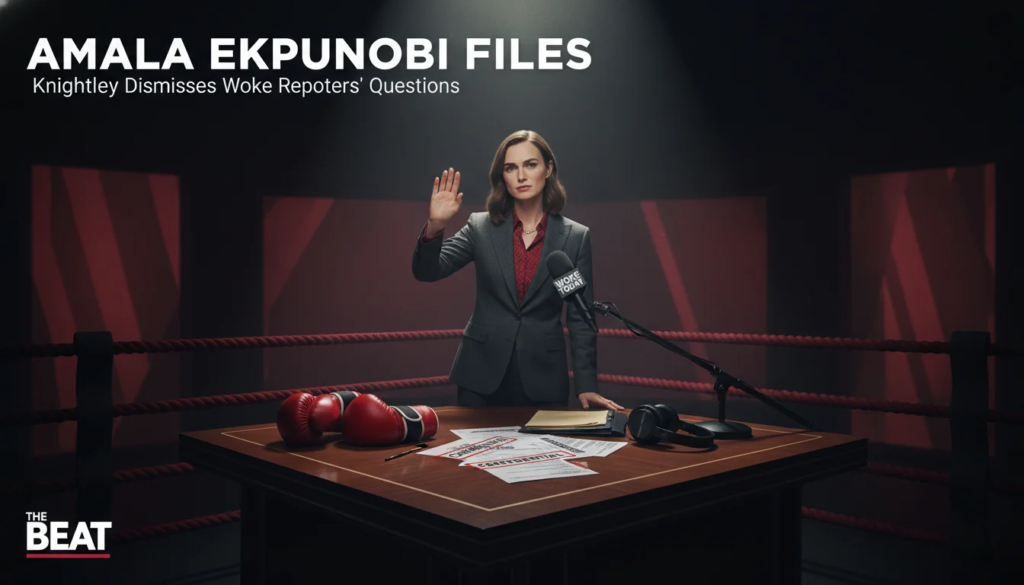 The Amala Ekpunobi Files: Knightley dismisses woke reporters questions. — Pulse of Fame