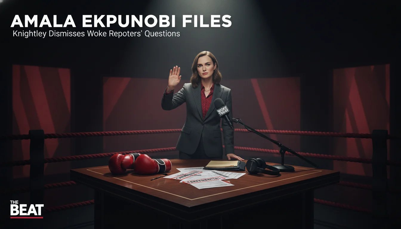 The Amala Ekpunobi Files: Knightley dismisses woke reporters questions. — Pulse of Fame