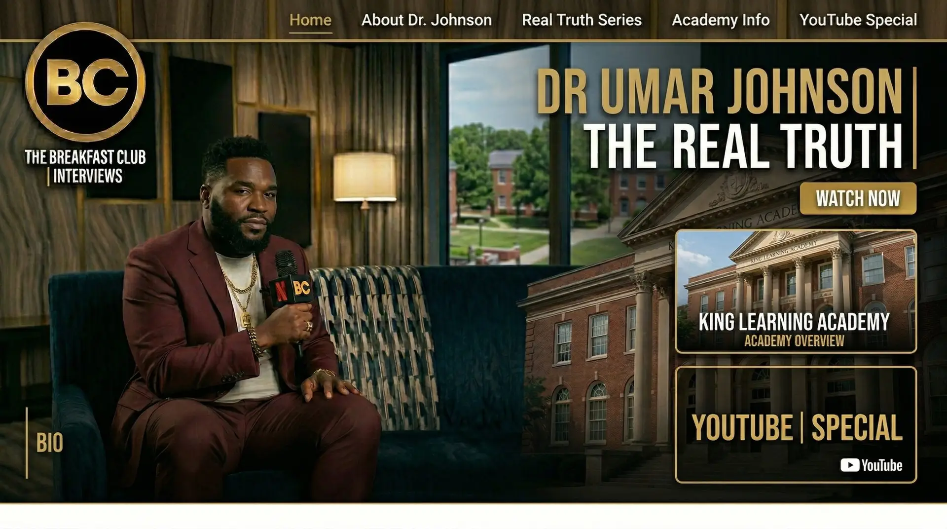 2026 Umar Johnson on The Breakfast Club/Netflix Full Interview Breakdown: What Stood Out From the DJ Envy, Charlamagne tha God, Jess Hilarious, and Loren LoRosa Exchange — Pulse of Fame