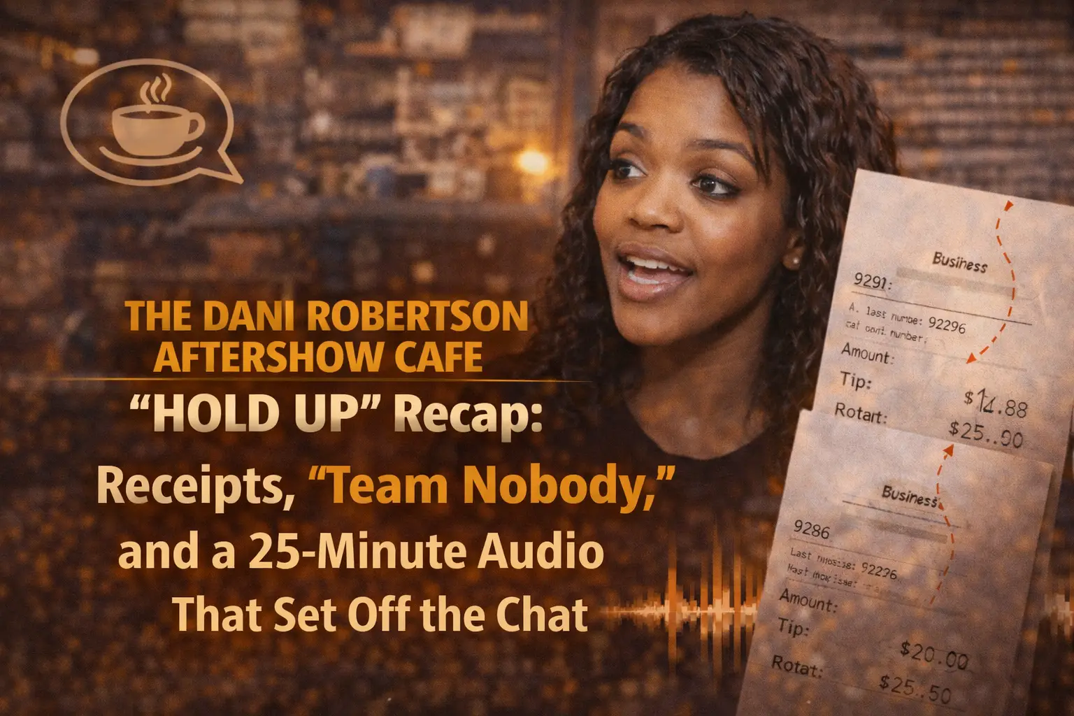 THE DANI ROBERTSON AFTERSHOW CAFE “HOLD UP” Recap — Pulse of Fame